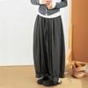 Japanese Fashion Cropped Pants for Woman Vintage Baggy Lantern Trousers Women Spring Autmn Kawaii Ruffled Casual Pant Mujer