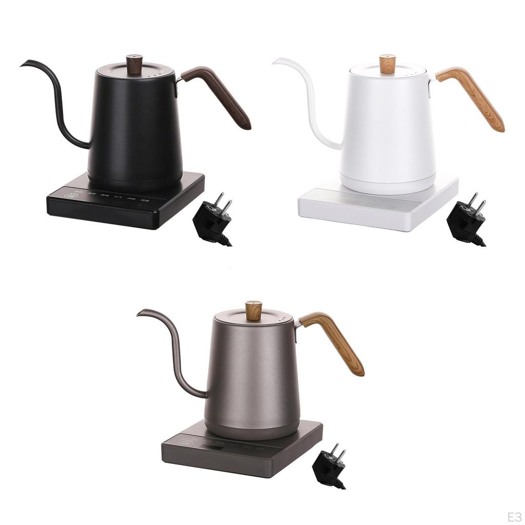 Electric Coffee Kettle 1000W Boiling Water for Camping Outdoor Picnic Black