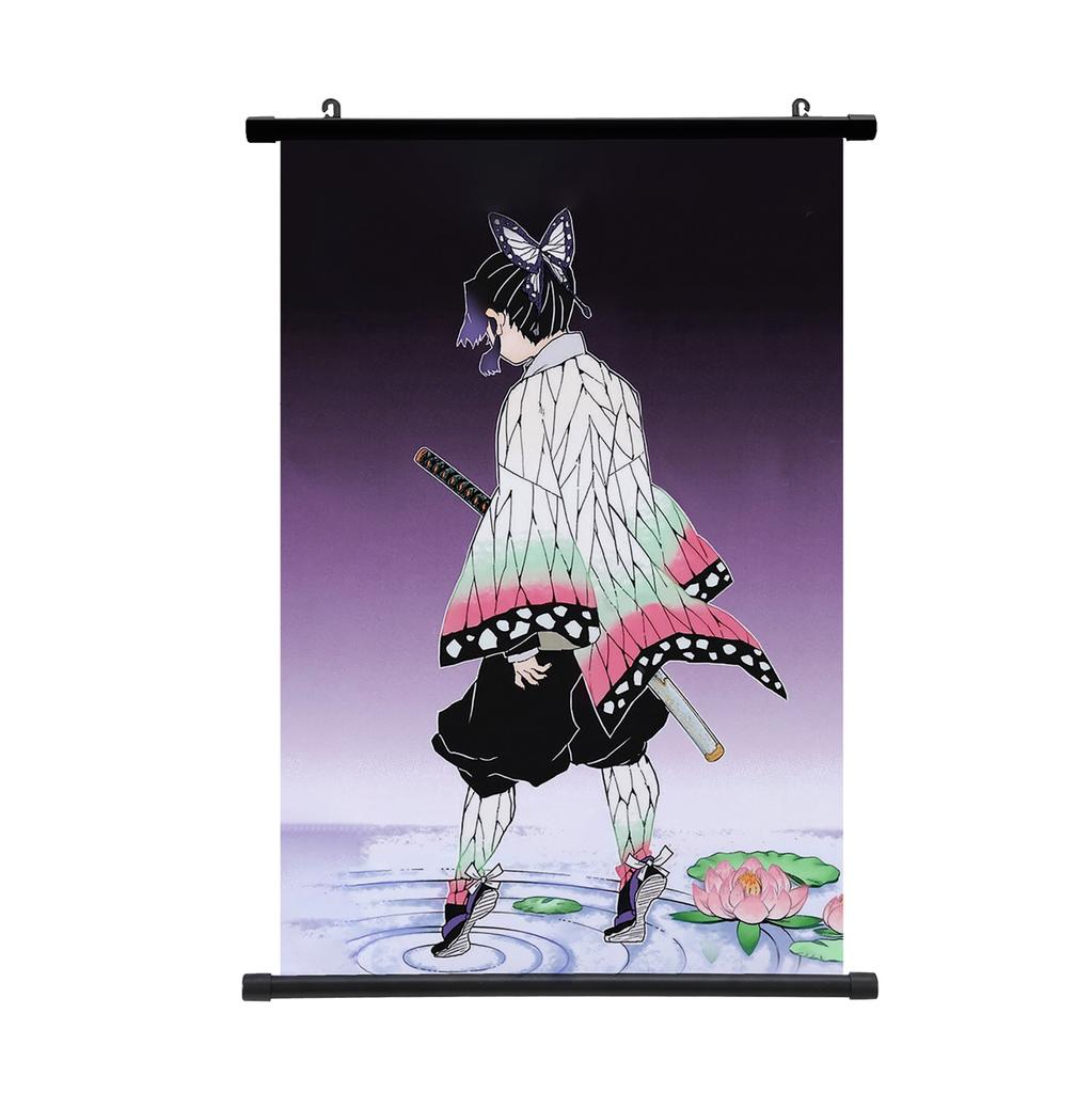 Demon Slayer Nezuko Poster Tecknad Kimetsu No Yaiba Rullposter Vägg Rullposter Populärt Mönster Målning Poster