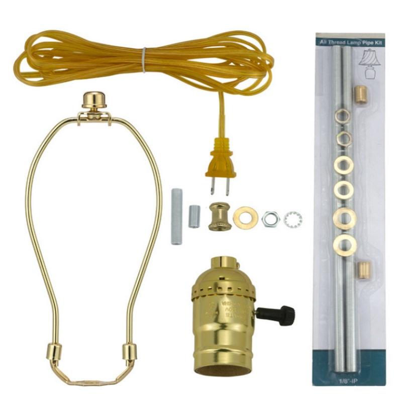Make a Lamp or Repair Kit Lamp Wiring Set for Table Floor Lamp Essential Hardware DIY Lamp Design or Repair Lighting Acssories