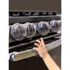 Clear View Heat Resistant Child Proof Stove Knob Covers