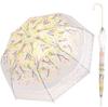 Transparent Vinyl Fiberglass Automatic Opening and Stained Glass Rib Length 85508 Umbrella, Umbrella, Stylish, Colorful, Durable, Lightweight, Rib,