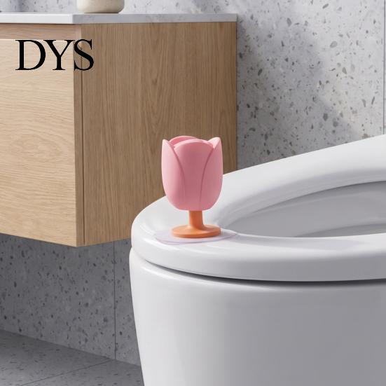 Portable Toilet Lid Handle Silicone Tulip Lifter, Hands-Free Seat Lift Handle, Avoid Touching Cover Tool, Bathroom Accessories Hotel Supplies