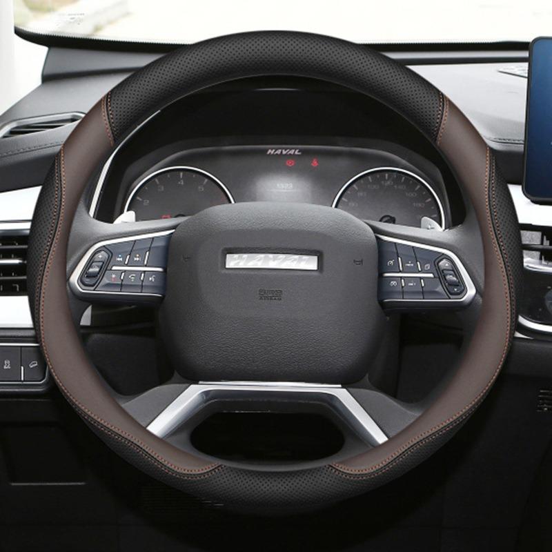 For Haval Menglong Raptor 2026-2026 Car Steering Wheel Cover Leather Ultra-thin Anti Slip Car Handle Covers Interior Accessories