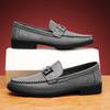 Fashion Daily Wear Spring Autumn Loafers New Men Genuine Leather Casual Shoes Soft Bottom Moccasins Non Slip Slip on Flats Driving Shoes