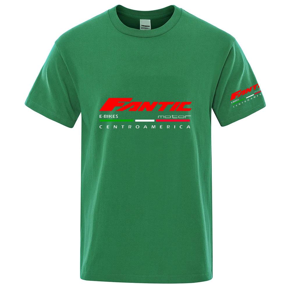 Fantic Motor Logo Print 2026 Unisex Freizeit Sportoberteile Joggen Radfahren Sommer Schnelltrocknend Tägliches Laufen Sportbekleidung T-Shirt