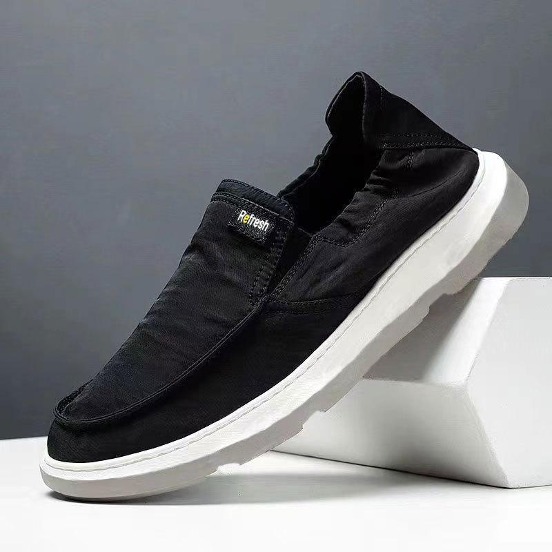 

Cloth shoes men s new summer breathable one-pedal father soft-soled casual shoes work driving shoes 39