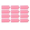 12pcs Pink Soft Hair Curler Soft Hair Roller Set Styling Tool Foam Hair Roller  Home Salon