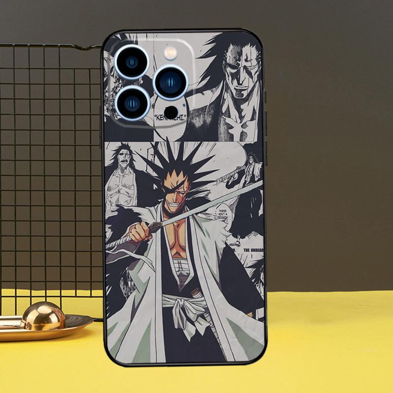 

Ичиго Кенпачи Блич Манга Аниме Защитный чехол для iPhone 11 14 12 13 Pro Max Mini X XR XS Max 7 8 Plus SE 2020 Чехол для телефона iPhone 14Pro MAX