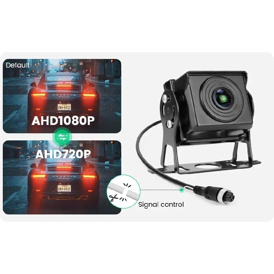 1920*1080P Car AHD Rear View Backup Camera for Heavy Truck/Bus/RV Vehicle Starlight Night Vision Reversing Waterproof Cameras