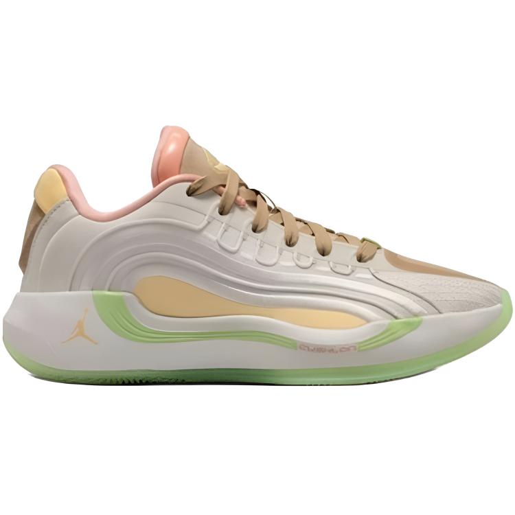 Jordan Luka 4 GS Light Orewood Tangerine Tint Kids Basketball Shoes IO0201-100