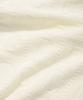 Covernat C Pattern Zip-Up Cardigan White