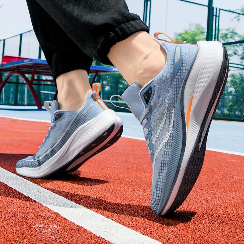 Pantofi de curse pentru studenți Pantofi sport ușori cu suprafață din plasă casual pentru cupluri, pantofi cu amortizare, pantofi respirabili pentru maraton din carbon