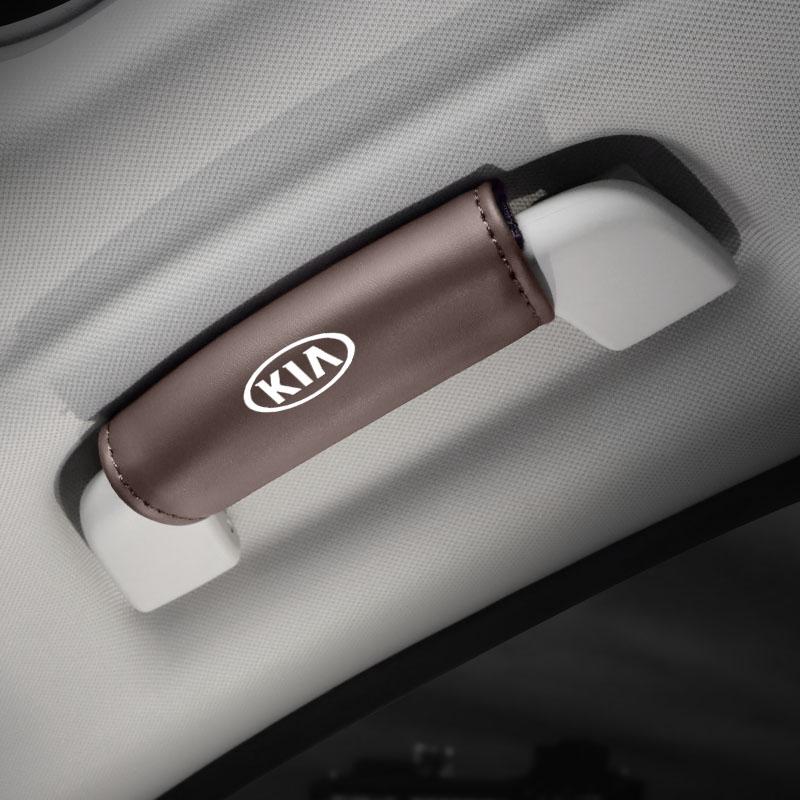 Car PU Leather Roof Handle Anti-Scratch Protector Mat For Kia Morning Picanto Rio Stonic Sportage Ceed Optima Forte 5 3 4 K7 K5
