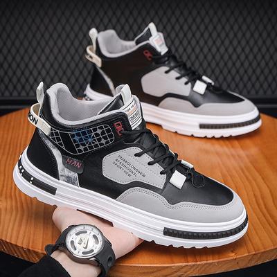 New Men Summer Breathable Sneakers Fashion Casual Designer Platform Shoes Comfortable High Top Shoes Outdoor Walking Boots