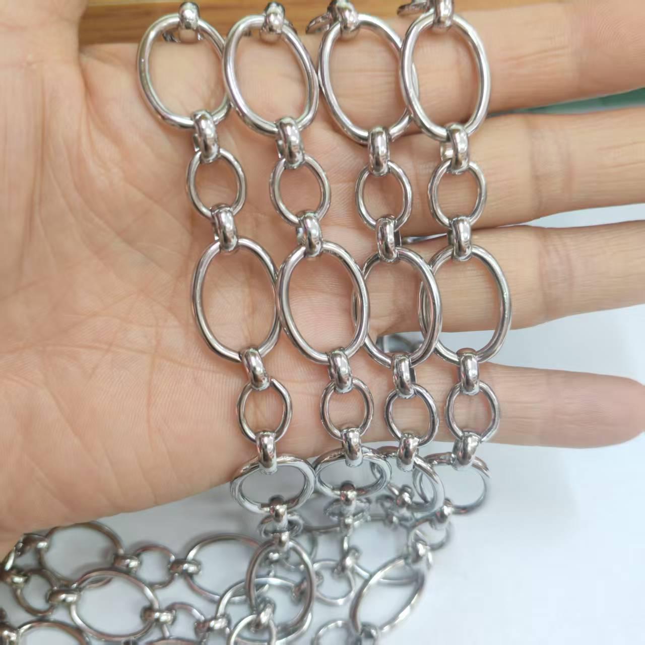 

Stainless Steel Bold O-Chain Necklace - European & American Style Steel