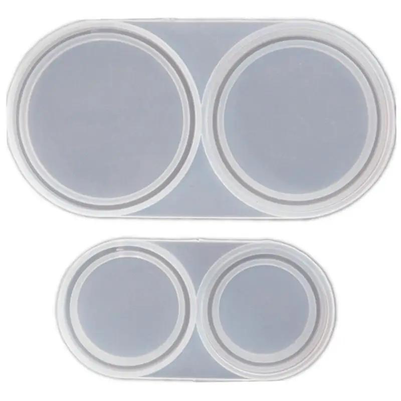 Diy Crystal Epoxy Resin Commemorative Coin Collection Box Coin Box Mirror Silicone Mold