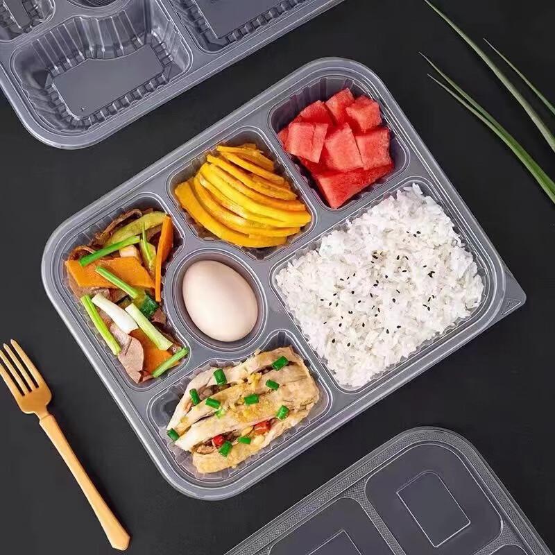 

Disposable 6-Compartment Meal Prep Containers