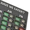 Feeding Reminder Sign Adorable Hangable Board Decoration Pet Feeding Recorder Board For Living Room Kitchen Dining Room Bedroom