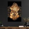 Nordic Golden Baby Ganesha Canvas Painting Posters and Prints Abstract Pictures For Modern Living Room Home Wall Art Decoration