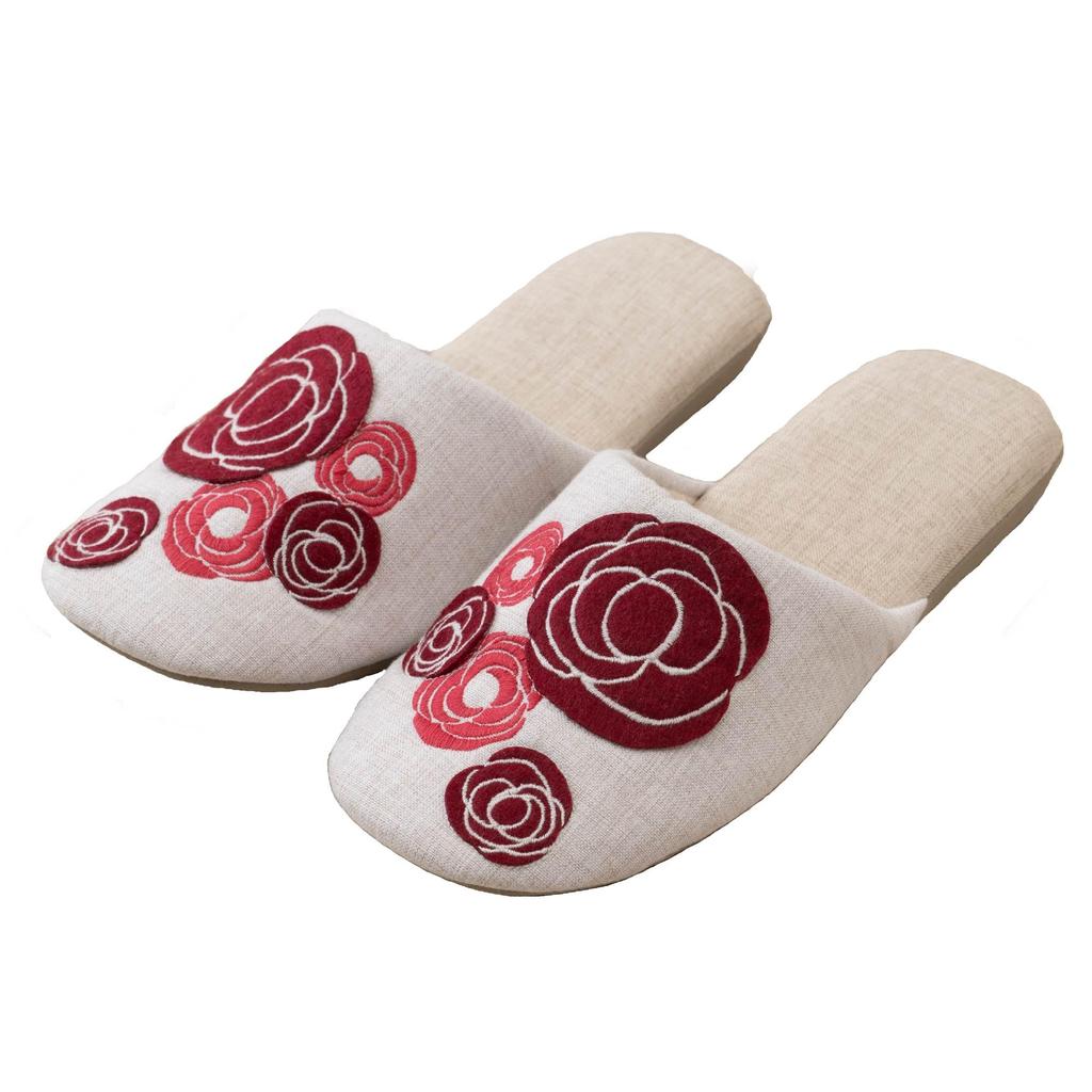 Sybilla Senko Kanthal Size L 47121 Slippers, (approx. 24-26cm), Red,
