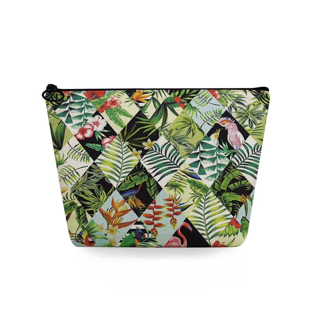 Women Geometric figure Print Cosmetic Bag Toiletries Organize Travel Storage Case 6720 KTB