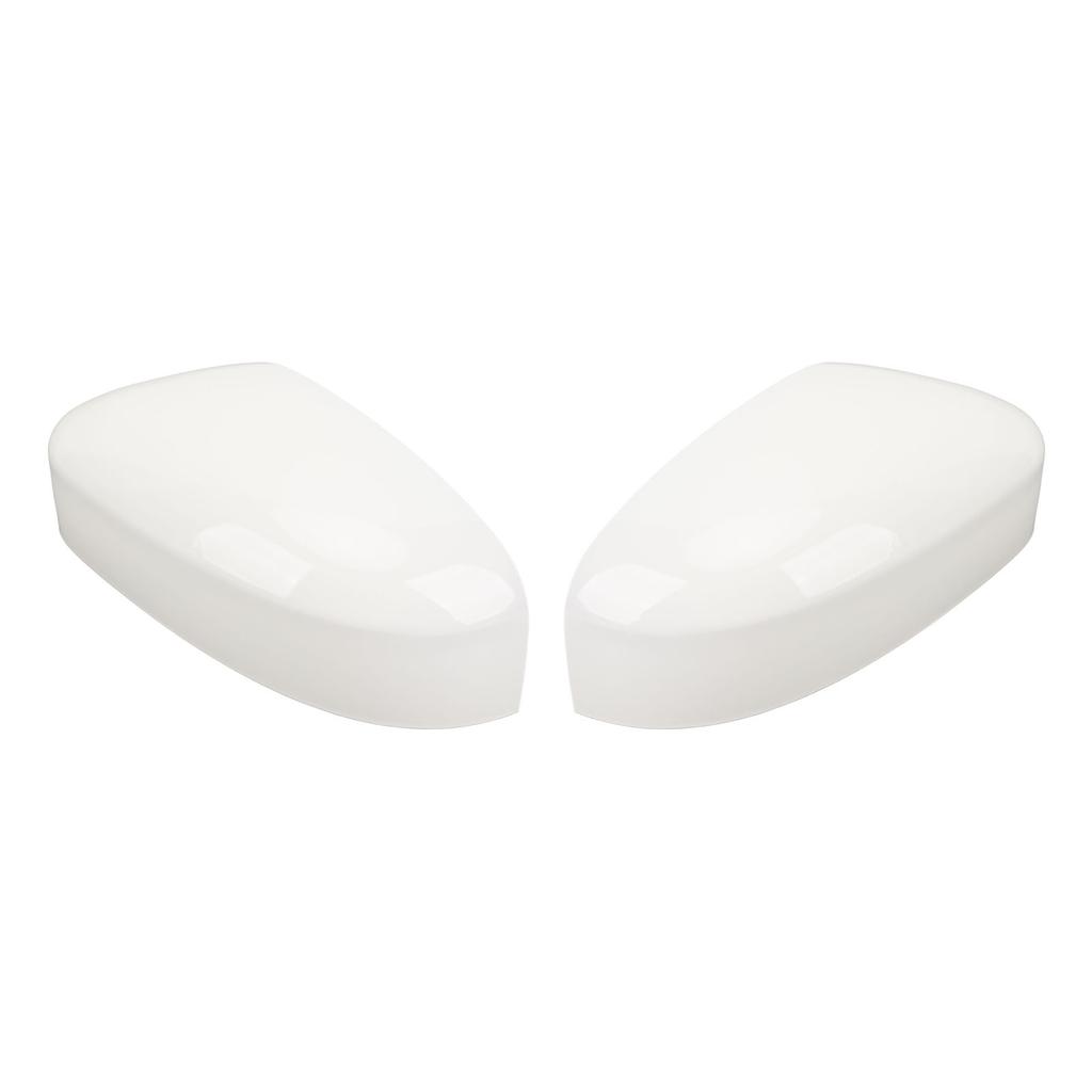 Side Mirror Cap Cover White Protective Weather Resistant Rearview Door Wing Mirror Housing for Focus