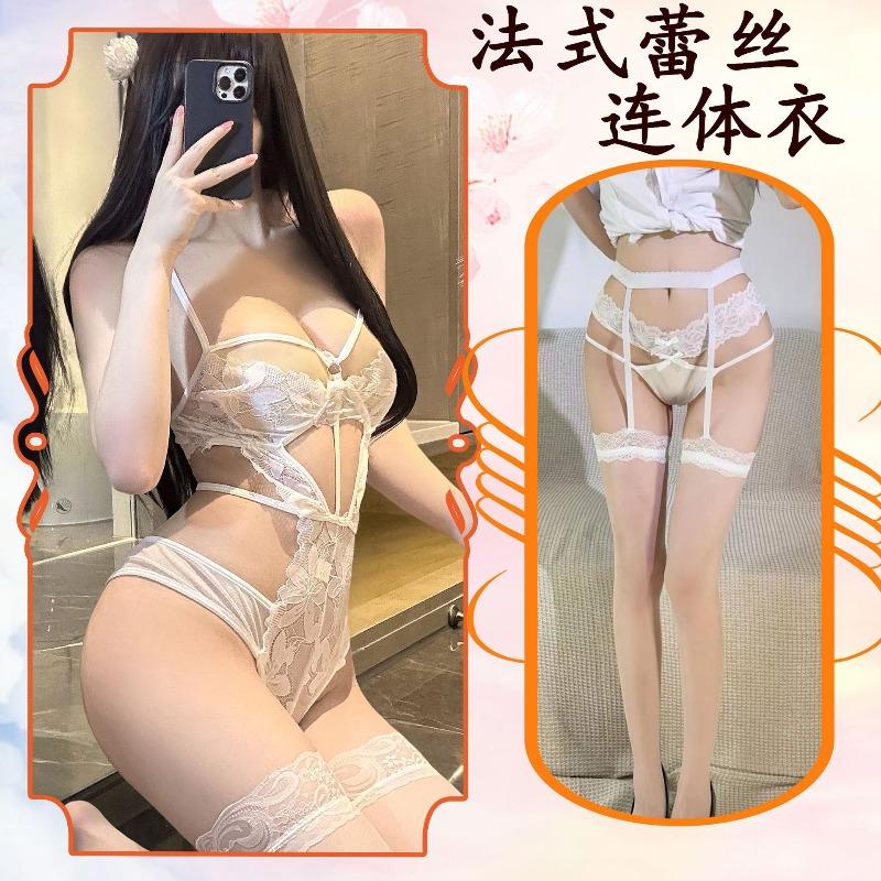 New sexy hot imperial sister lace waist perspective underwear free onesie pure desire to seduce women