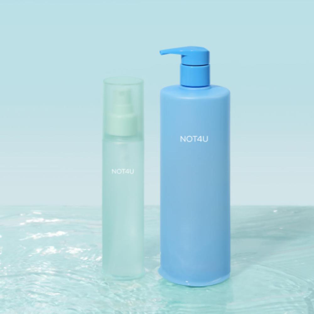 Not4U Soft Body Mist & Clear Acne Body Wash Set (115ml + 500ml)