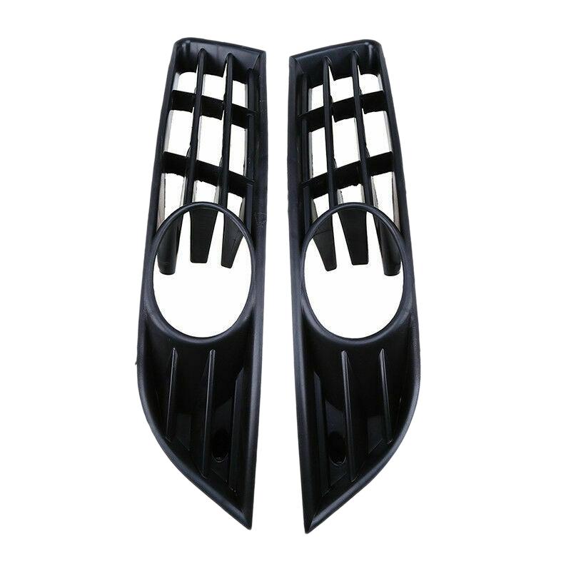 A51K-Car 1 Pair Front Bumper Side Lower Fog Light Cover Grilles For Passat B6 2006-2009