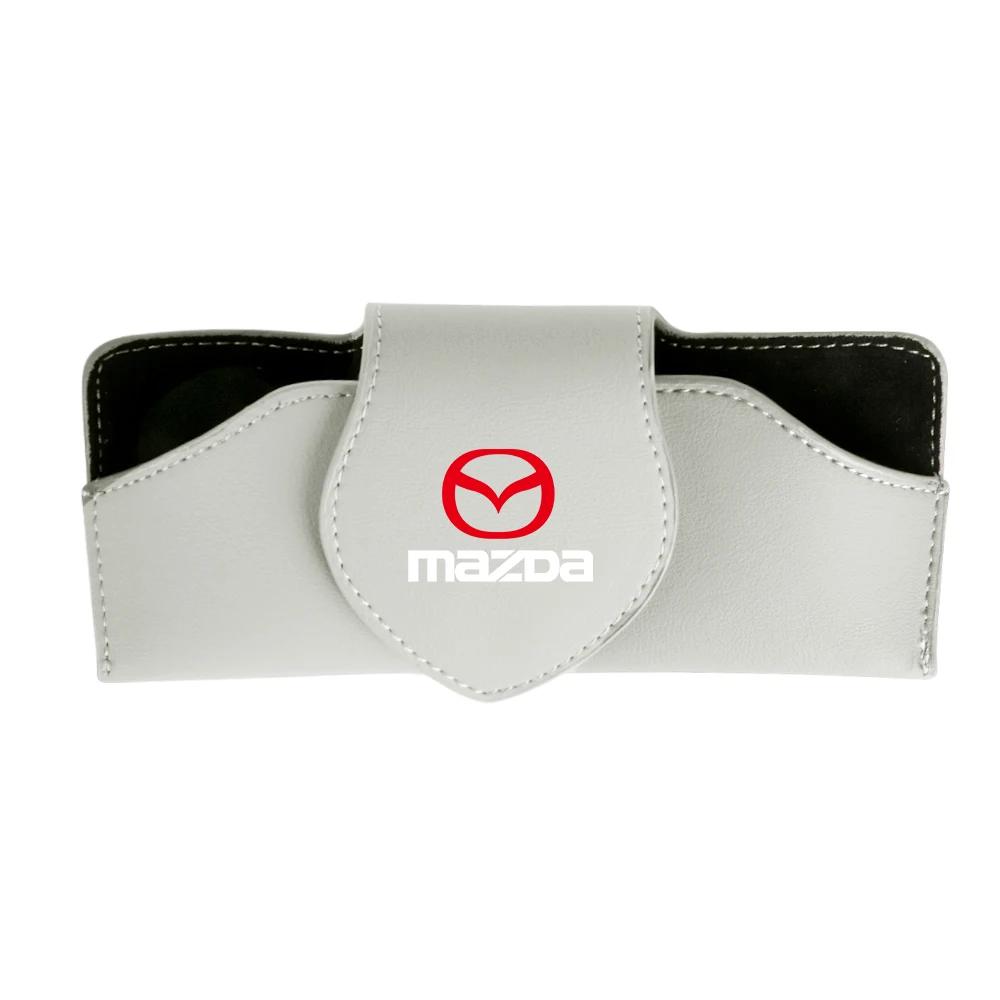 2025 Heiß 1 Stück Auto Brillenetui Sonnenbrille Schutz Aufbewahrungsbox Clip Für Mazda Axela Atenza MS Speed CX-3 CX-5 CX-8 demio MPS Ac