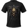 Bands and Bones Metal Skull 2 Gothic Rockwear Men's T-Shirt