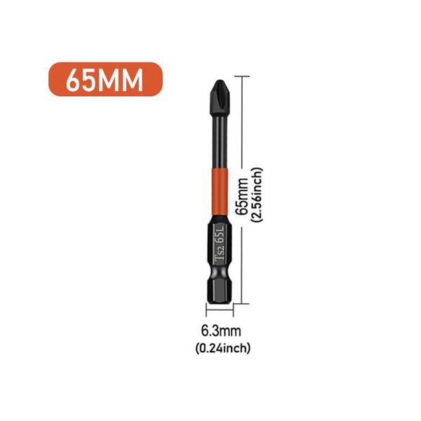 1/6PCS Batch Cross A2 Cross Screwdriver Head Strong Magnetic Anti Slip High Hardness Electric Screwdriver Tool Electric Drill Extended Hexagonal