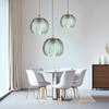Modern Green Leaf Glass Pendant Light for Dining, Restaurant, or Bedroom