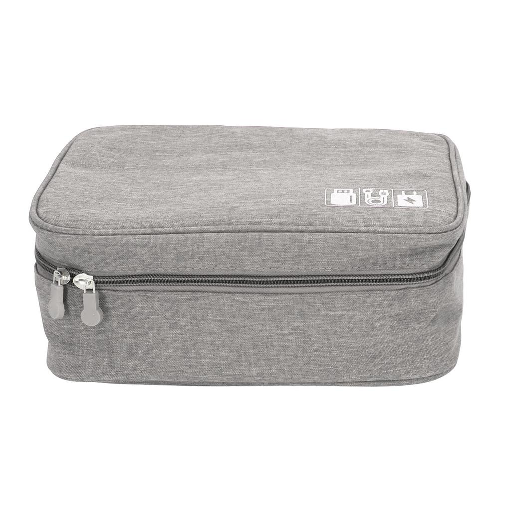 Data Cable Charger Bag Large Capacity Portable Electronic Accessory Storage Case for Mobile HDD Laptop Power Cord