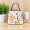 Cartoon Capybara Lunch Bag Children Portable Thermal Insulation Bento Box Bags Food Container Handbags for School Office