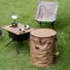 Portable Folding Trash Can For Outdoor Camping Household Laundry Storage