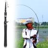 Fishing Rods Fishing Tackle Accessories Casting Travel Rod Telescopic Carbon Fishing Poles Portable Short Rods