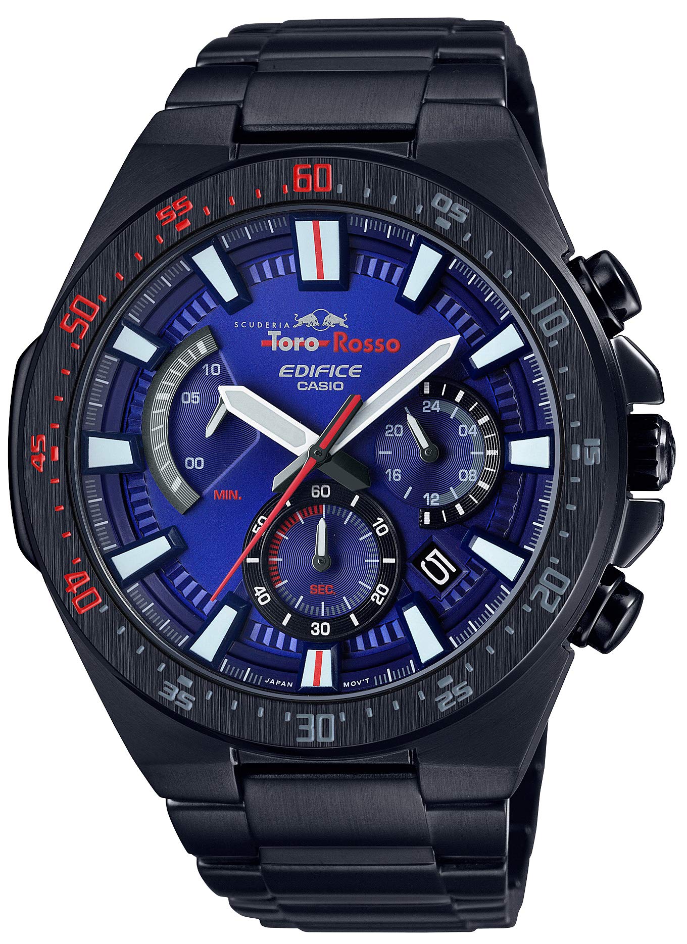 

Casio Edifice Scuderia Toro Rosso Лімітована серія Чорний годинник EFR-563TRJ-2AJR Чоловічий