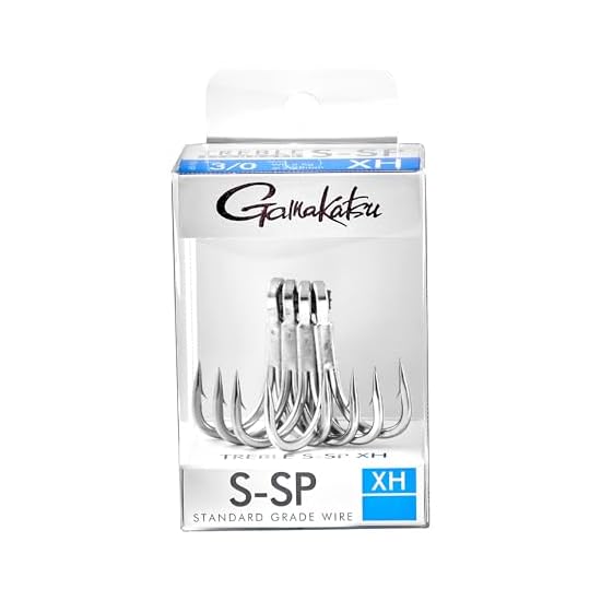 Gamakatsu Standard Treble S-SP XH (HPS) #3/0 68-984