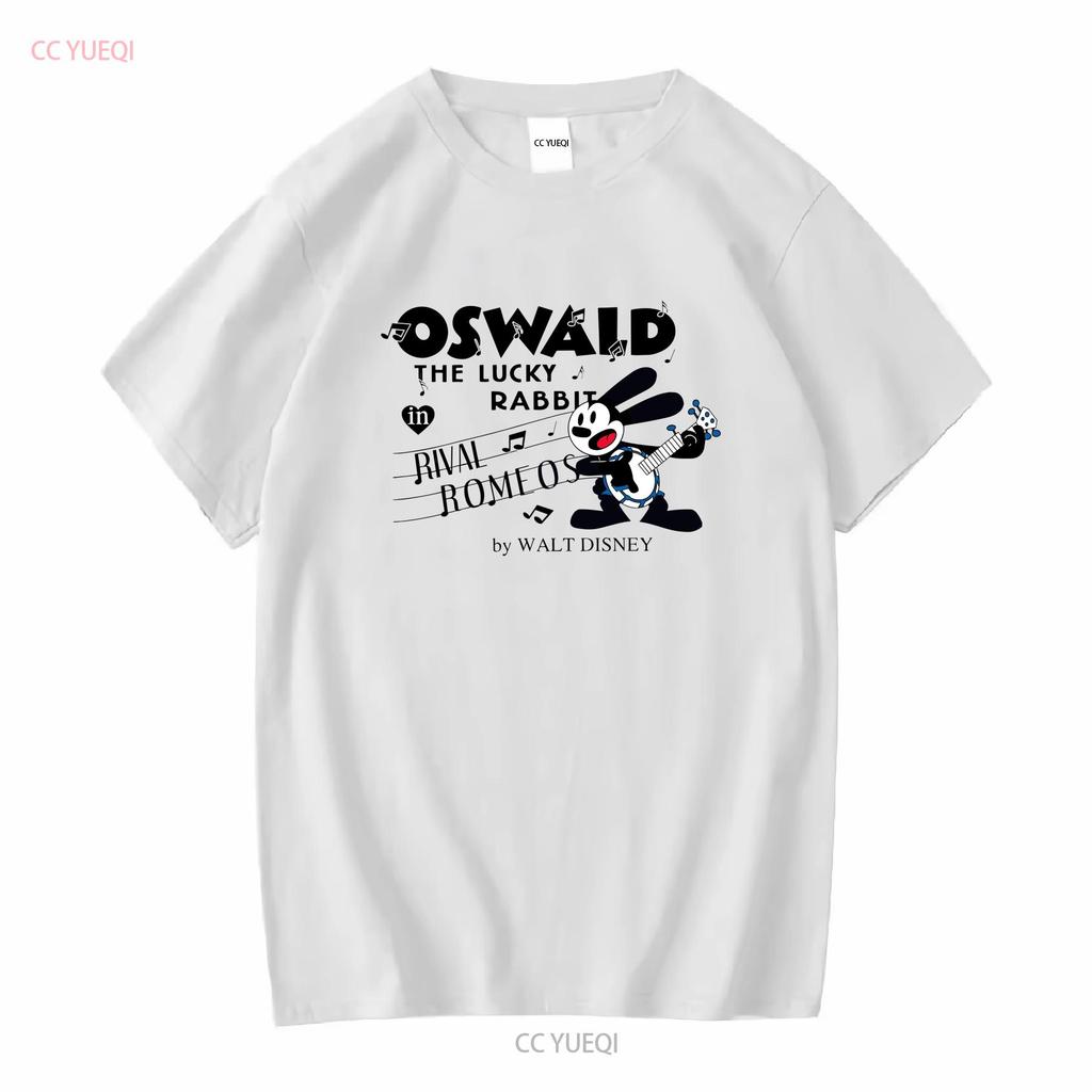 Oswald der Glückshase T-Shirt Sweat Vintage Gewaschen Weich Dehnbar Vielseitig Bequem Unisex Atmungsaktiv Designerkleidung
