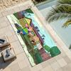 Fun Cartoon C-Clarence-S Funny Towel Shower Sauna Travel Spa Quick Dry Gym Accessories Soft Large Beach Towels