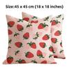 Floral Pattern Throw Pillow Cover Soft Farmhouse Pillow Cover Decorative Pillow Case  Home Decor