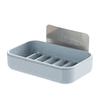 Double-layer Draining Soap Box Wall-mounted Soap BoxBathroom Seamless Adhesive Soap Box Soap Rack Soap Stand