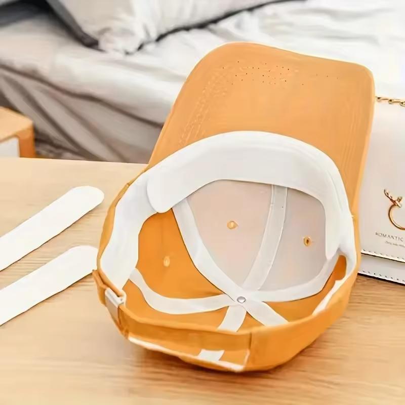 10/50/100PCS Hat Sweat Absorber Stickers Summer Cap Liner Bands Sweatband Visor Hats Size Reducer Adhesive Sweat Absorbing Pads