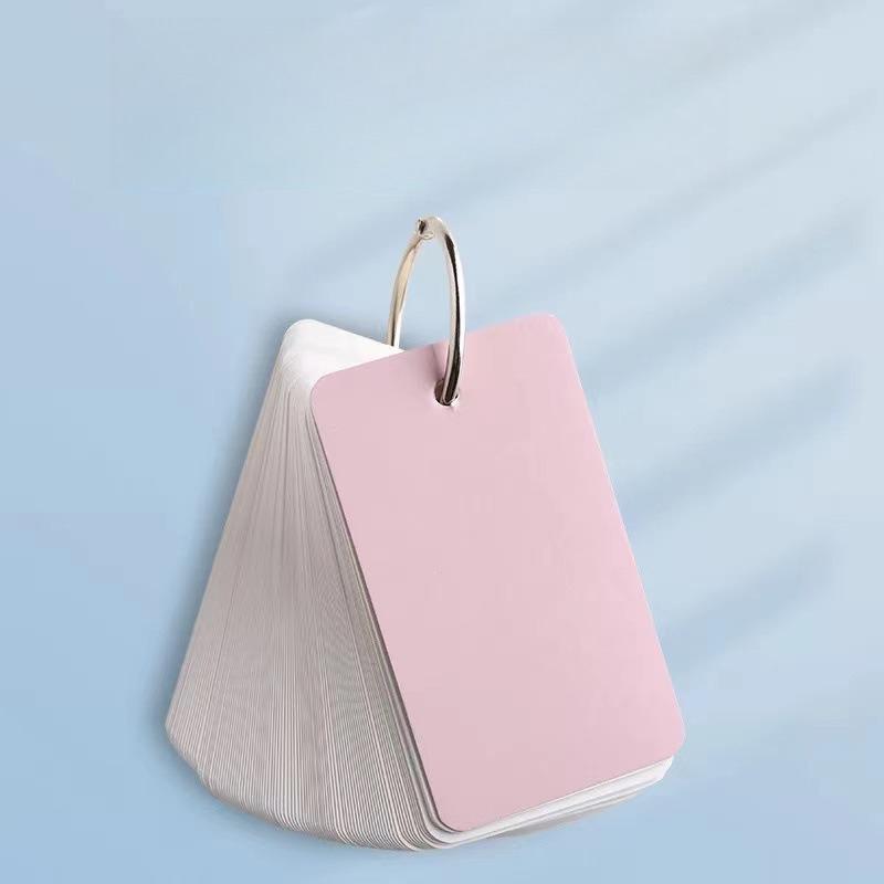 Cuaderno portátil, Bloc de notas de hojas sueltas, anillo, nota adhesiva para el personal, estudiantes, artículos de papelería Kawaii, tarjetas para diario, folleto de estilo