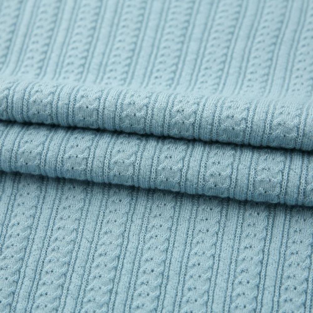 FURINA Cash Touch Cable PaTTern KniT T shirT