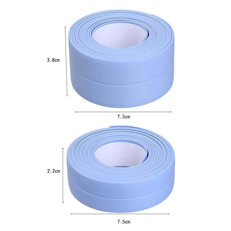 3.2m Bathroom Kitchen Shower Water Proof Mould Proof Tape Sink Bath Sealing Strip Tape Self Adhesive Waterproof Adhesive Plaster