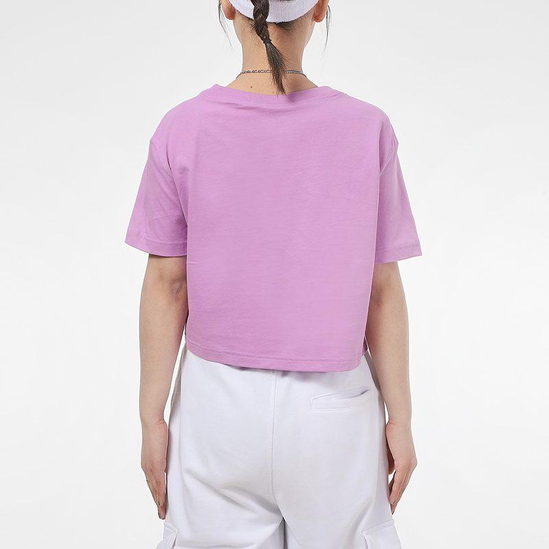 Nike Sportswear Essentials Crop Tops Women's Violet Crew Neck Moderate BV6176-591