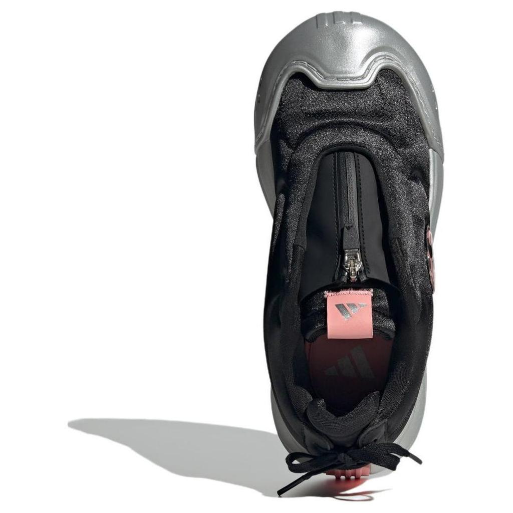 Adidas Maxxcourt Fos Fashion Trend Non-Slip Wear-Resistant Low-Top Casual Shoes Women Casual Shoes Black Silver JH7227